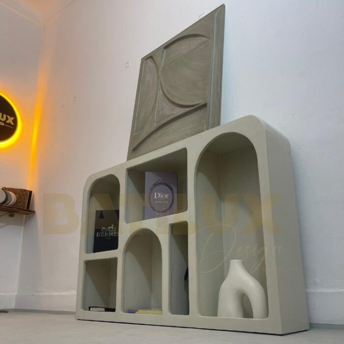 console en béton ciré