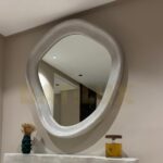Miroir en béton ciré minimaliste maroc casabalanca marrakech rabat