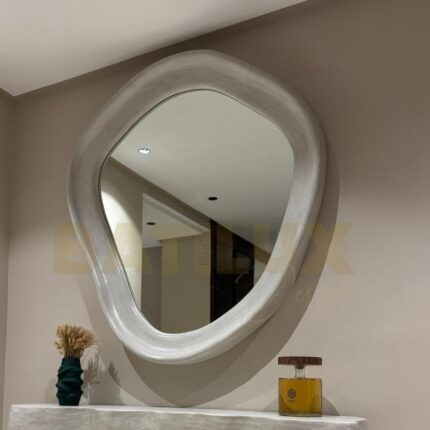 Miroir en béton ciré minimaliste maroc casabalanca marrakech rabat